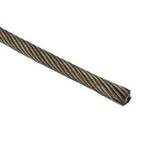 19X7 UNGALVANIZED STEEL WIRE ROPE 